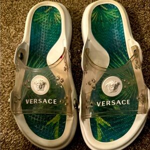 Authentic Versace Medusa pool slides Women Size 38